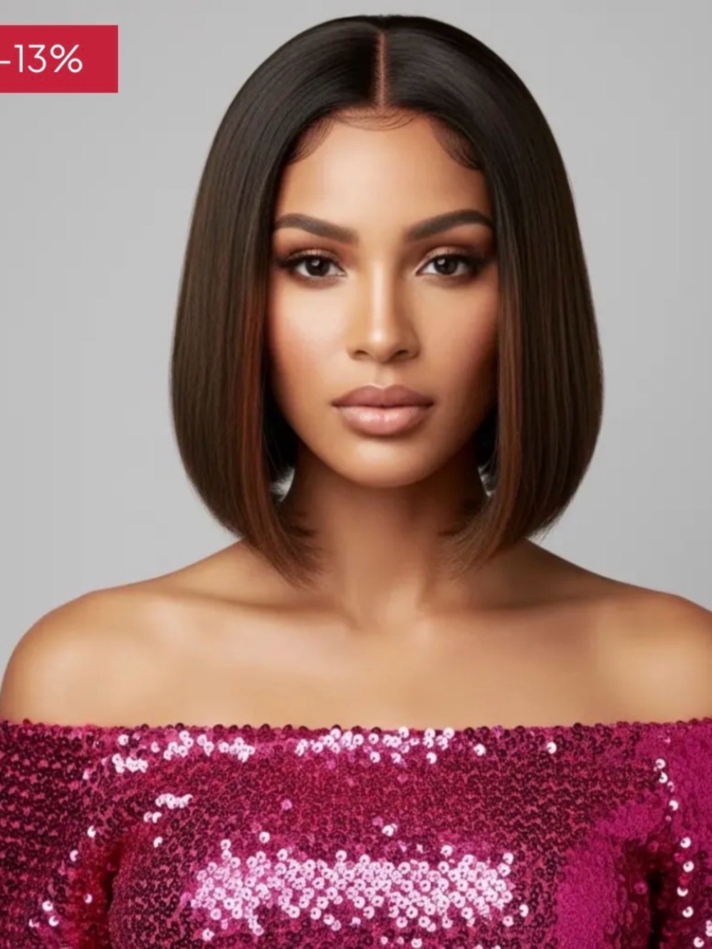 8” Bone Straight Wig